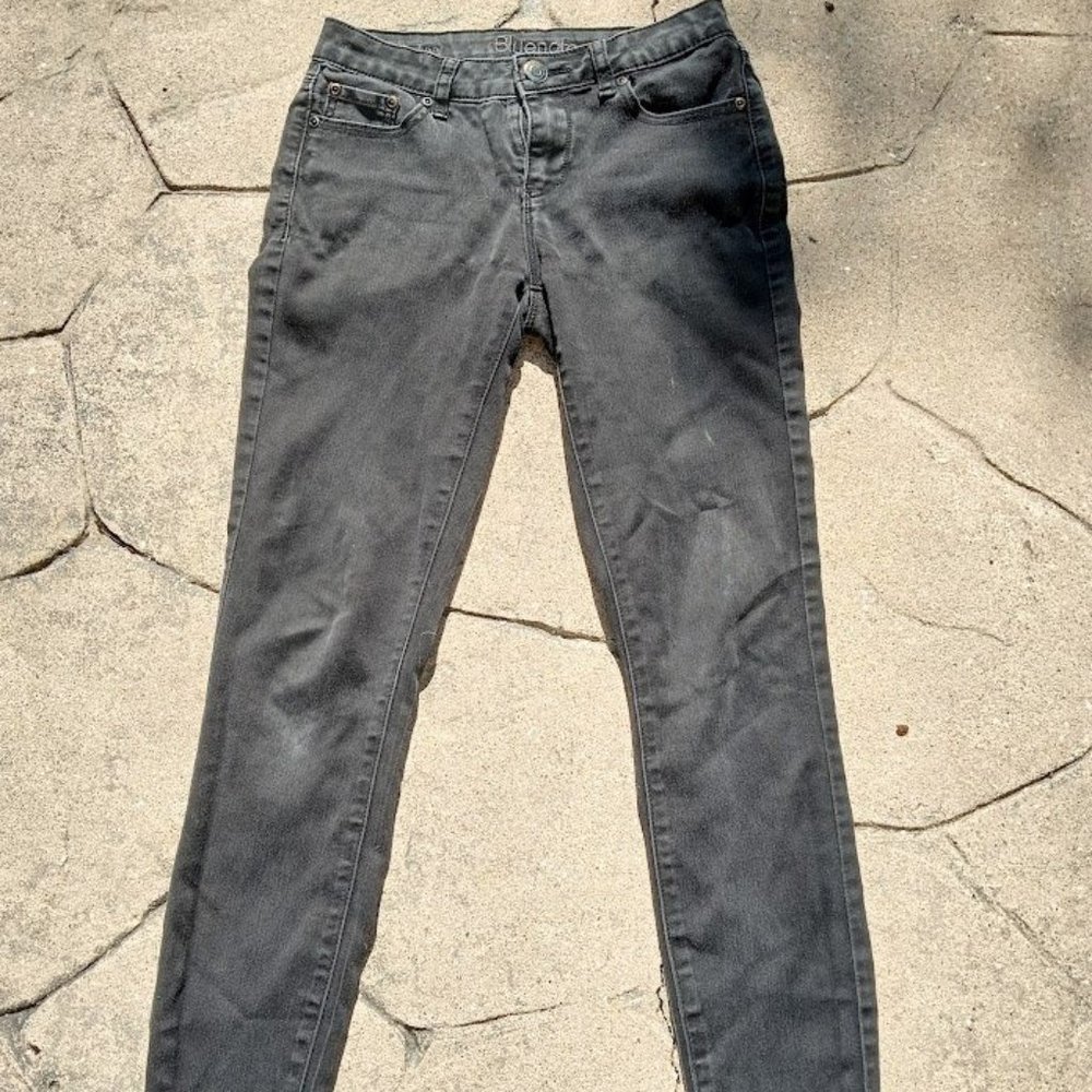 High-Waisted Wow Super-Skinny Bluenotes Black Jeans - Women's Size 2
